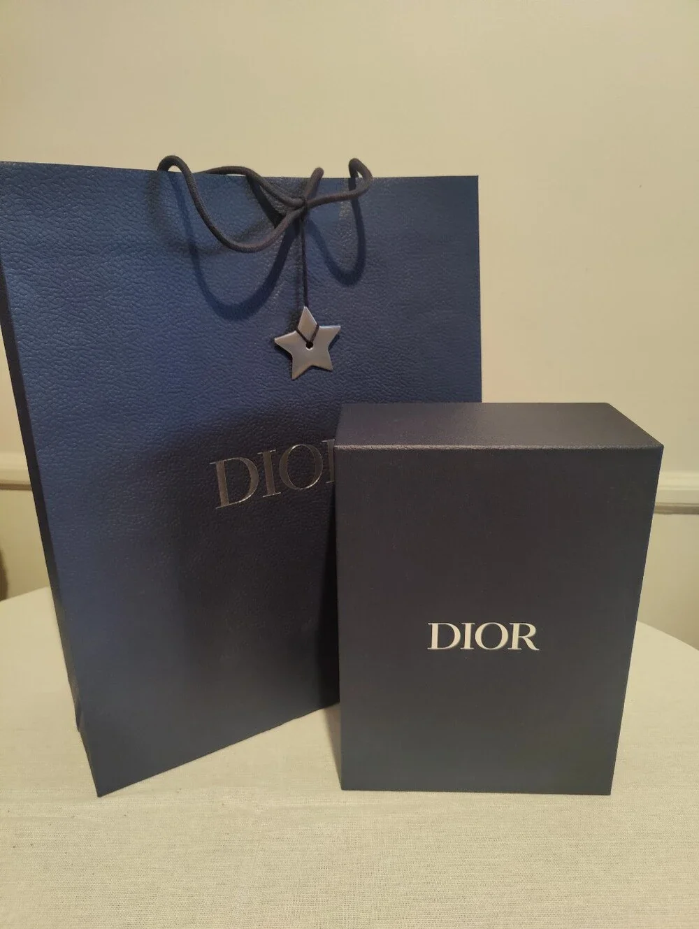 Dior Empty Medium  Box and Dior Shopping Bag